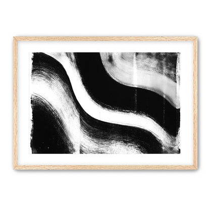 White cut through black