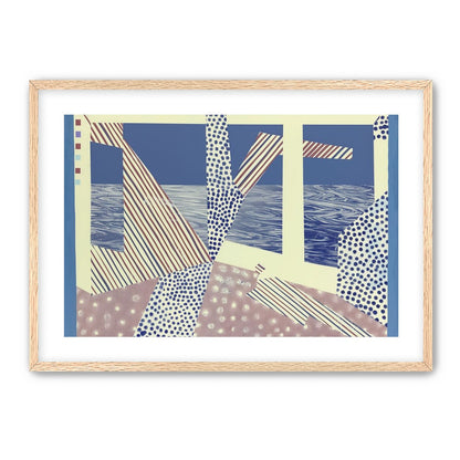 Stripes cut through dots