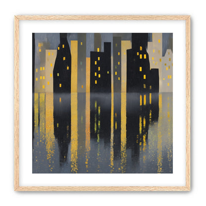 Windows above their reflections