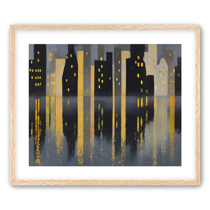 Windows above their reflections