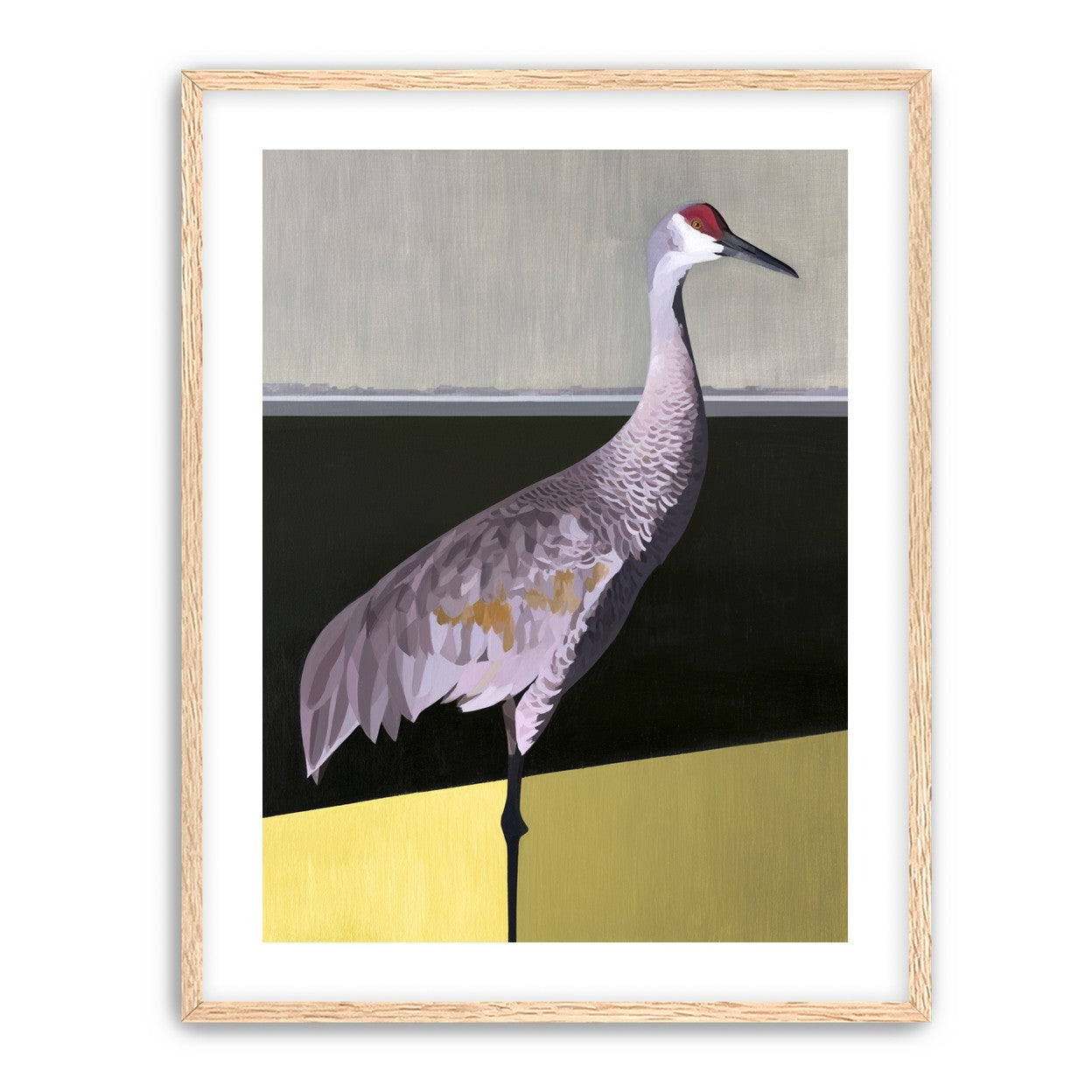 Crane at the hard horizon