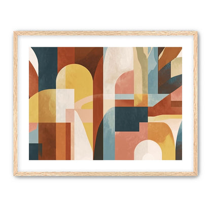 Ochre and Teal Held Apart