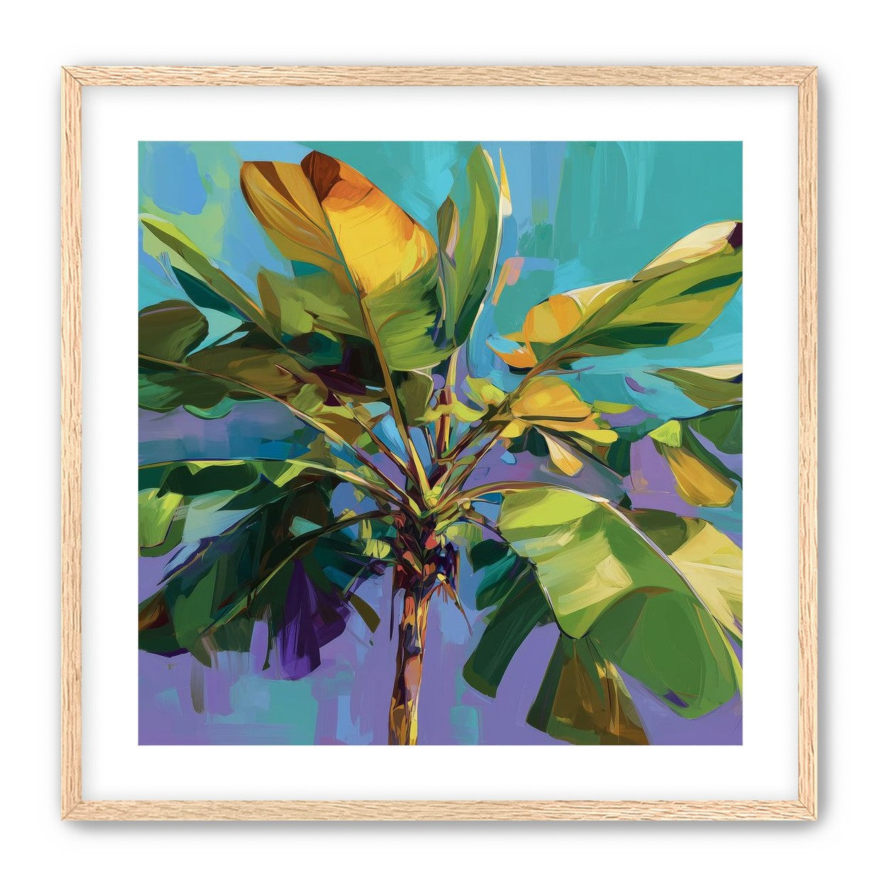 Painted Palm Tree
