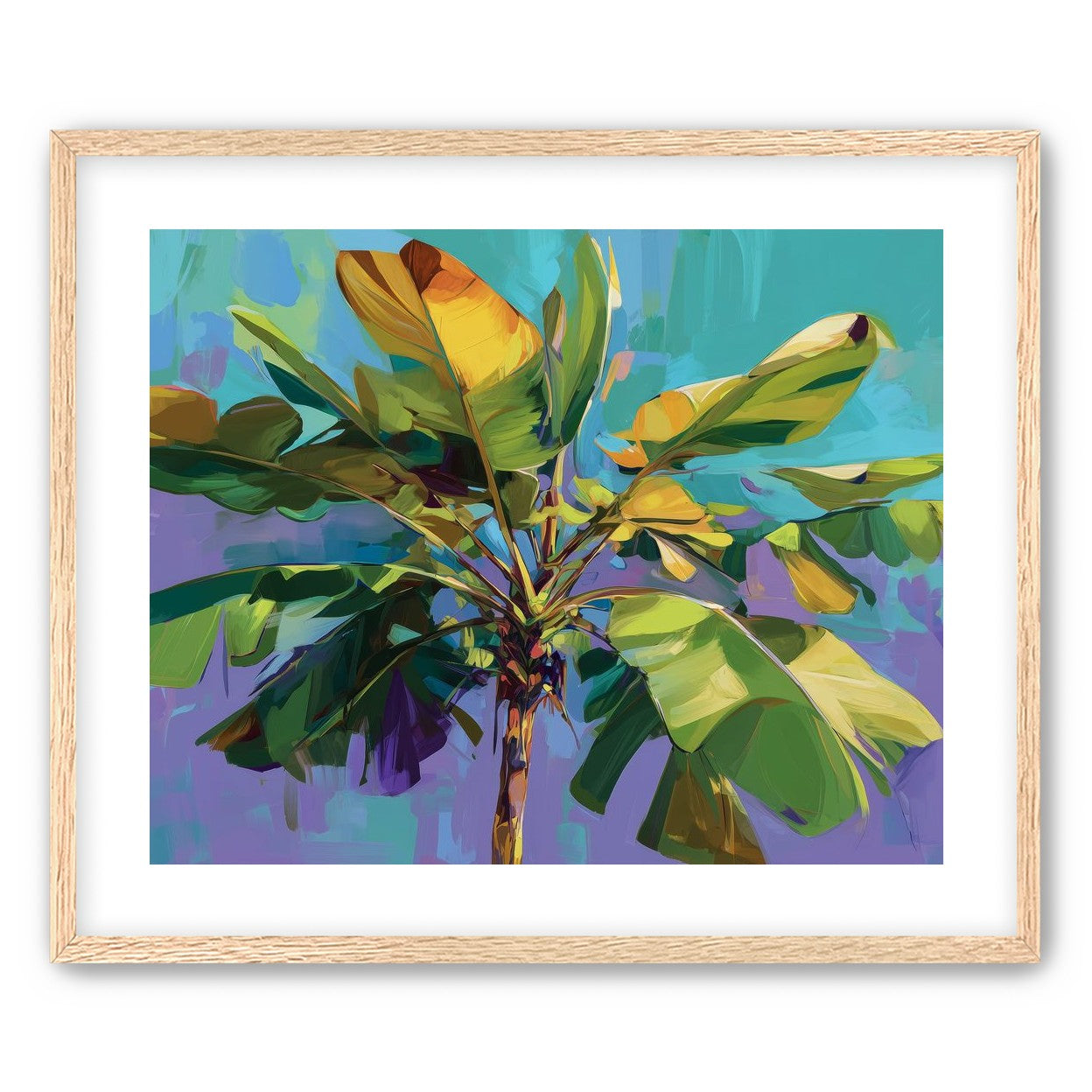 Painted Palm Tree