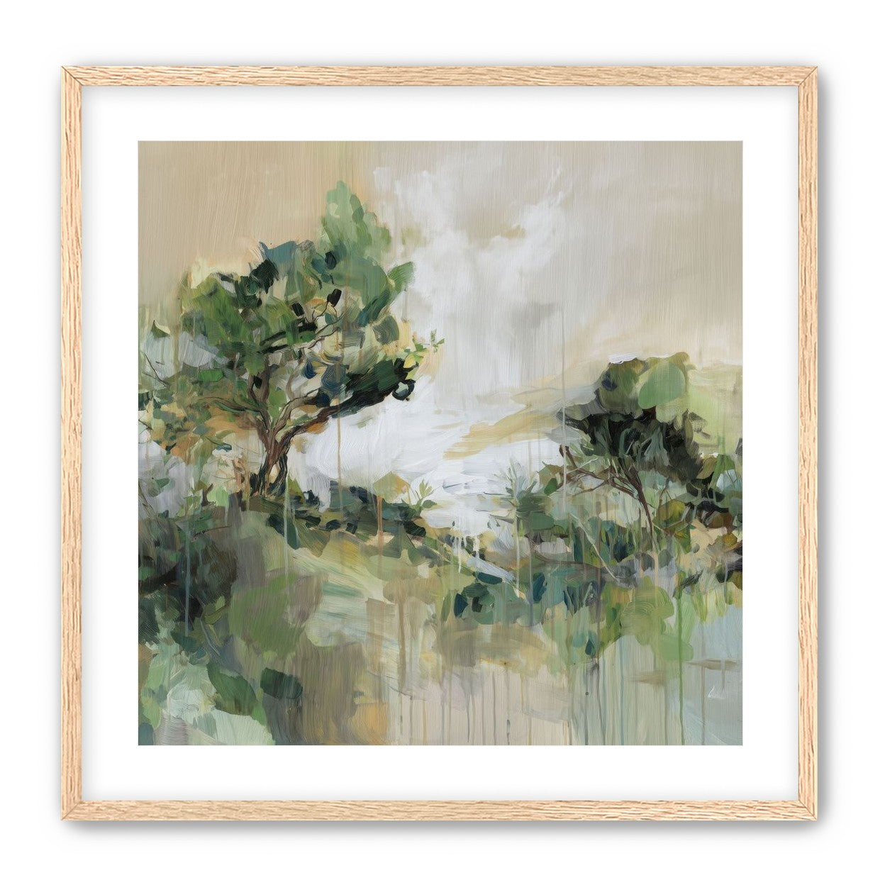 Tree Canopies in Pale Light