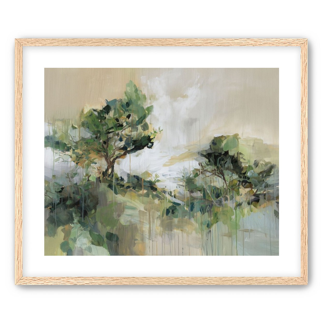 Tree Canopies in Pale Light