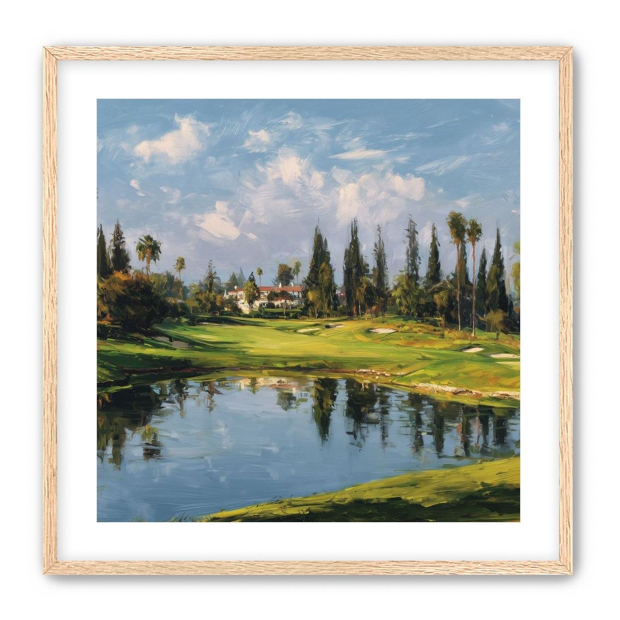 Still Water in Front of the Green