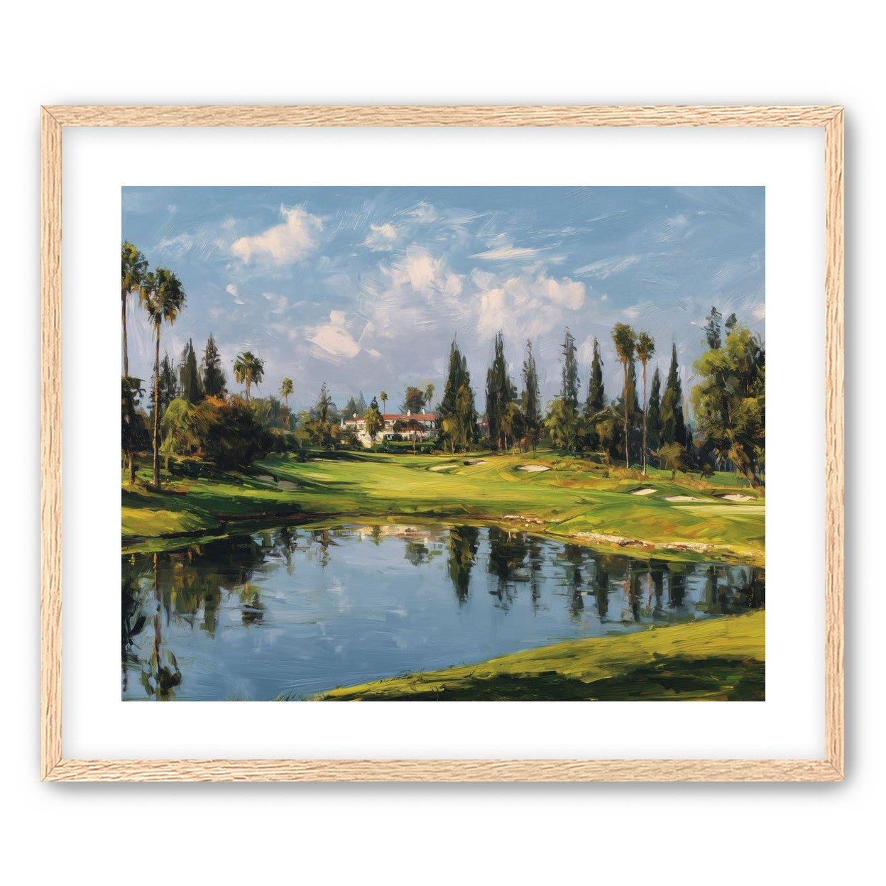 Still Water in Front of the Green
