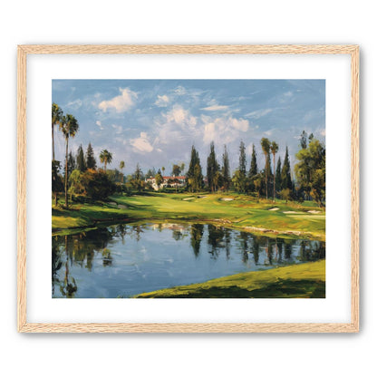 Still Water in Front of the Green