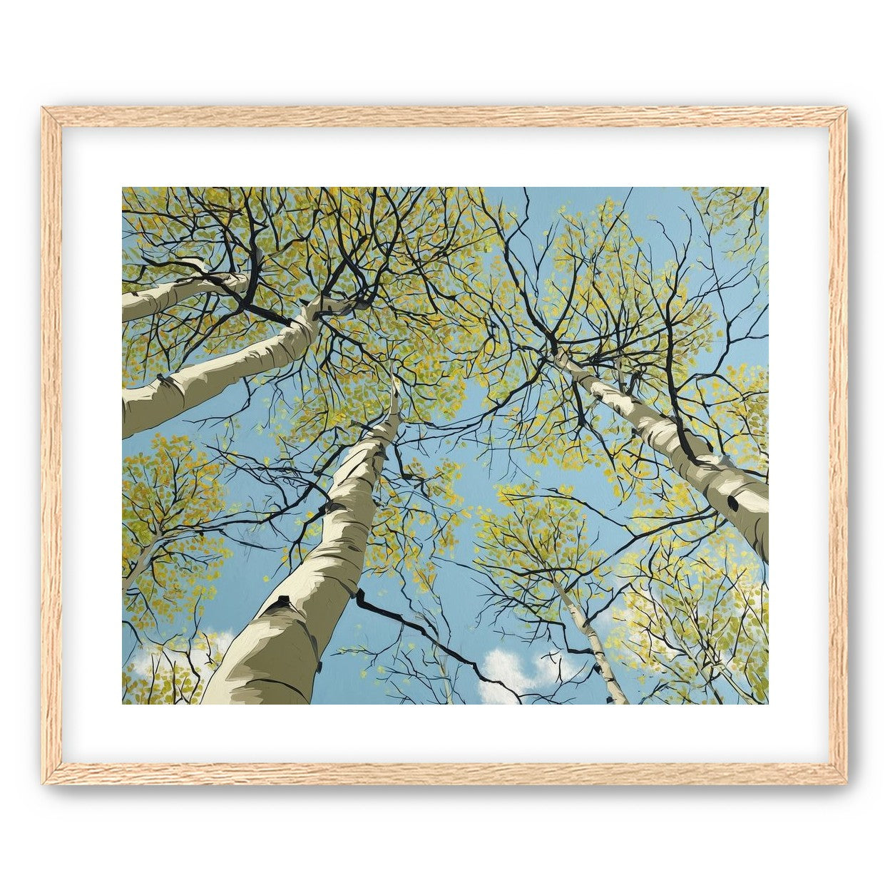 Yellow Leaves Against the Sky