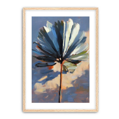 Veined Leaf in Thick Paint
