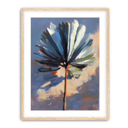 Veined Leaf in Thick Paint
