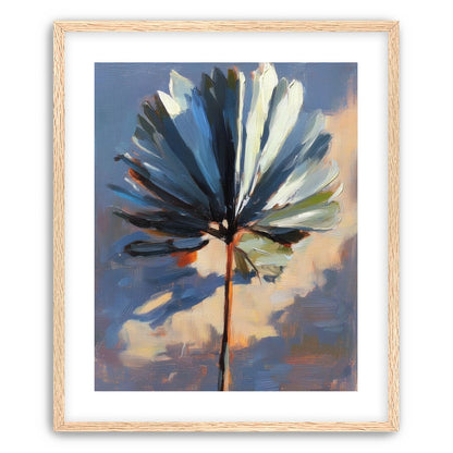 Veined Leaf in Thick Paint