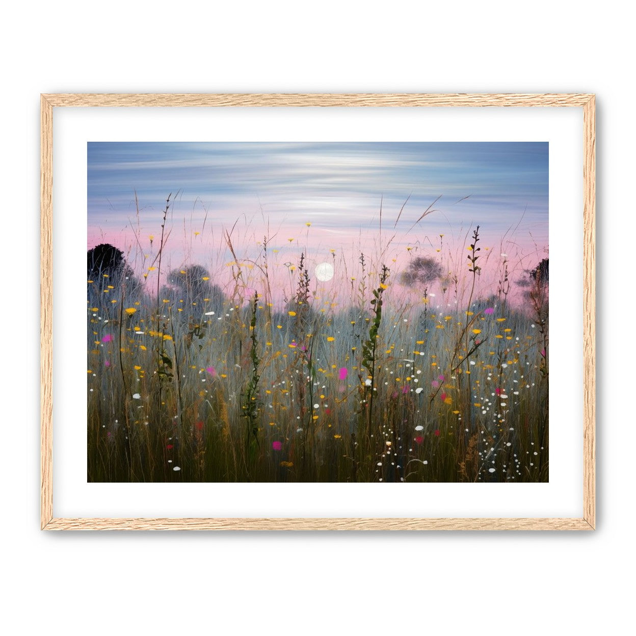 Wildflower Meadow at Moonrise