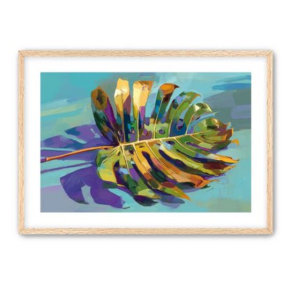 A Leaf Held in Color