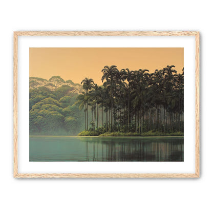 Tall Palms at Water