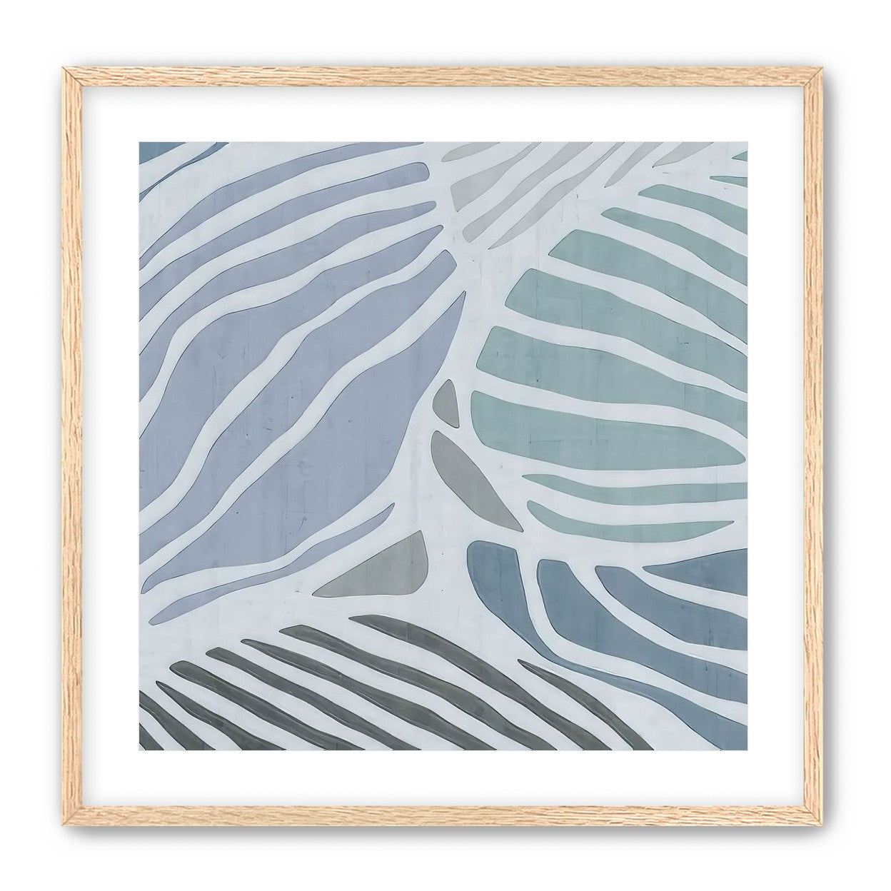Graphic Leafs, Blue