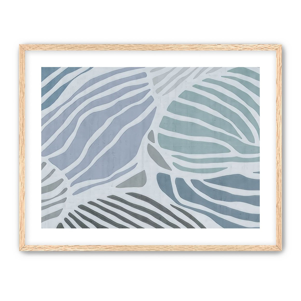 Graphic Leafs, Blue
