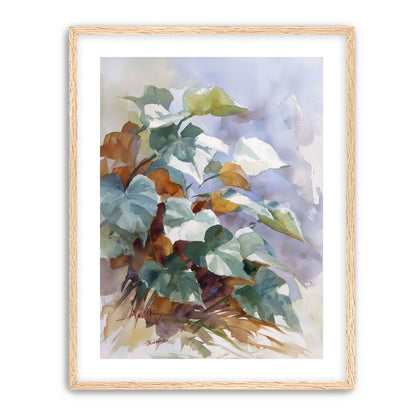 Garden Leaves After Rain