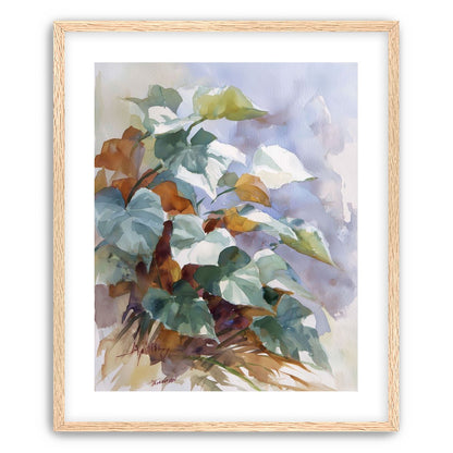 Garden Leaves After Rain