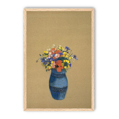 A quiet vase of wildflowers