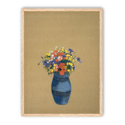 A quiet vase of wildflowers