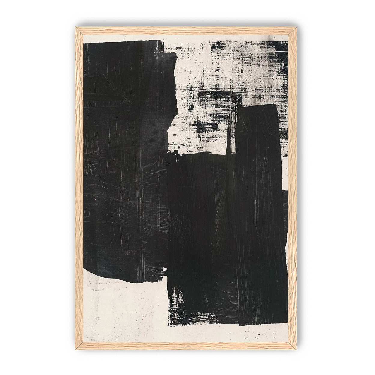 Black mass against the grain