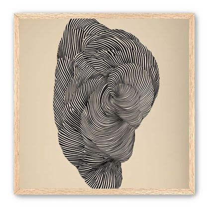 Vortex in a striped head