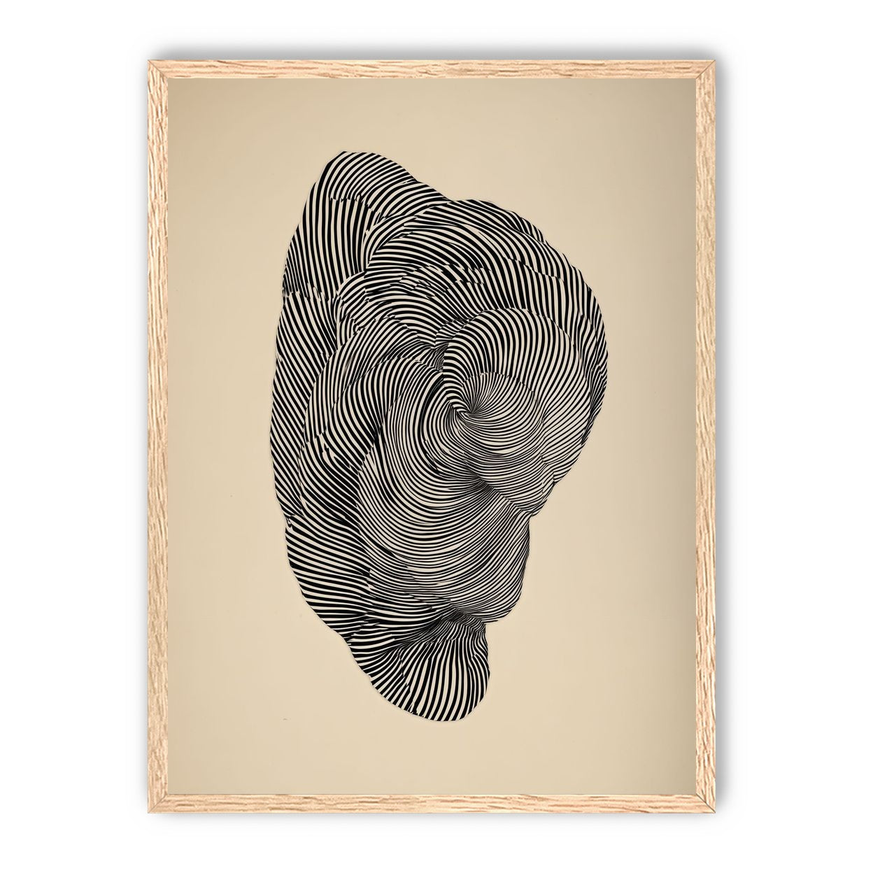 Vortex in a striped head