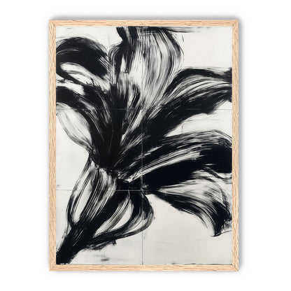 Black surge on white grid