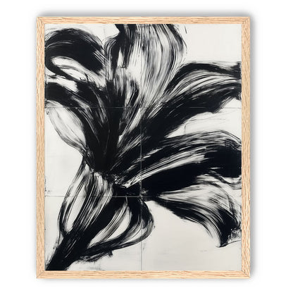 Black surge on white grid