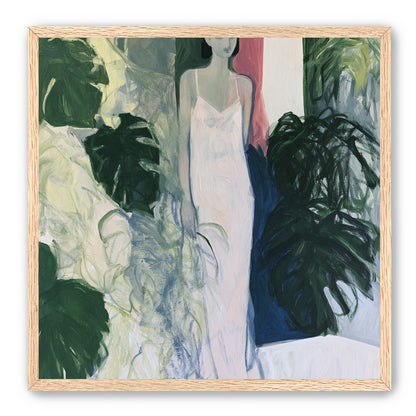 A woman among the leaves