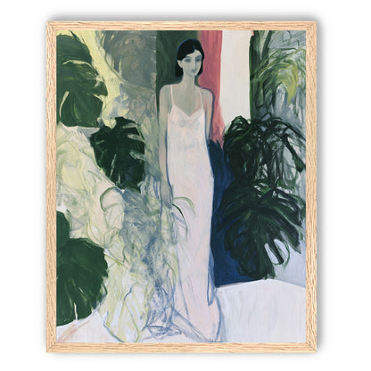 A woman among the leaves
