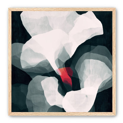 Red wedge among pale layers