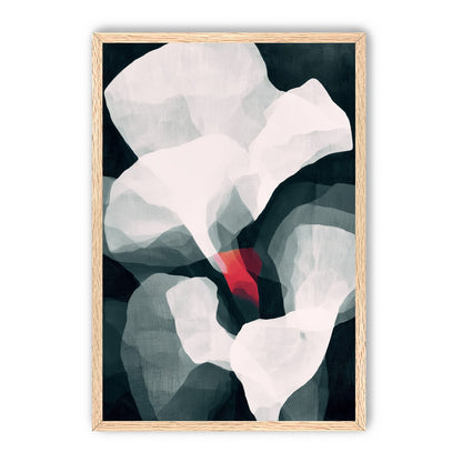 Red wedge among pale layers