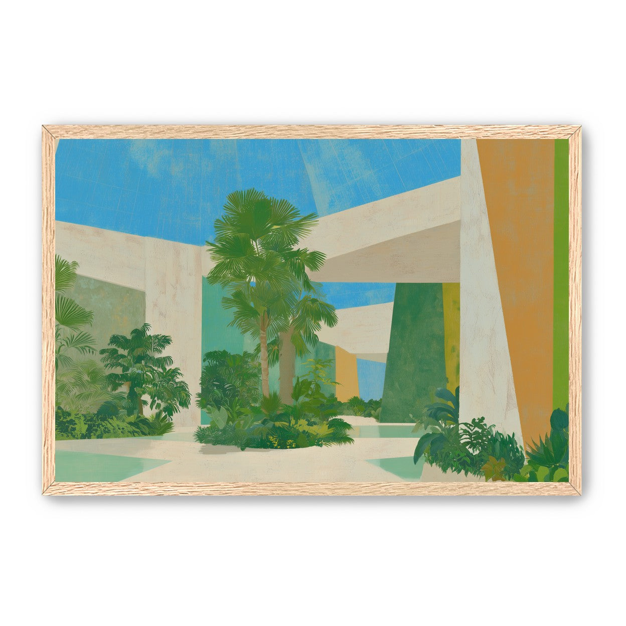 Palm shade in the atrium