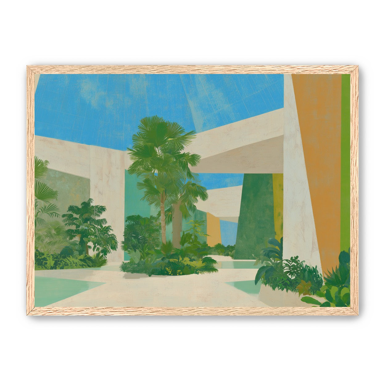 Palm shade in the atrium