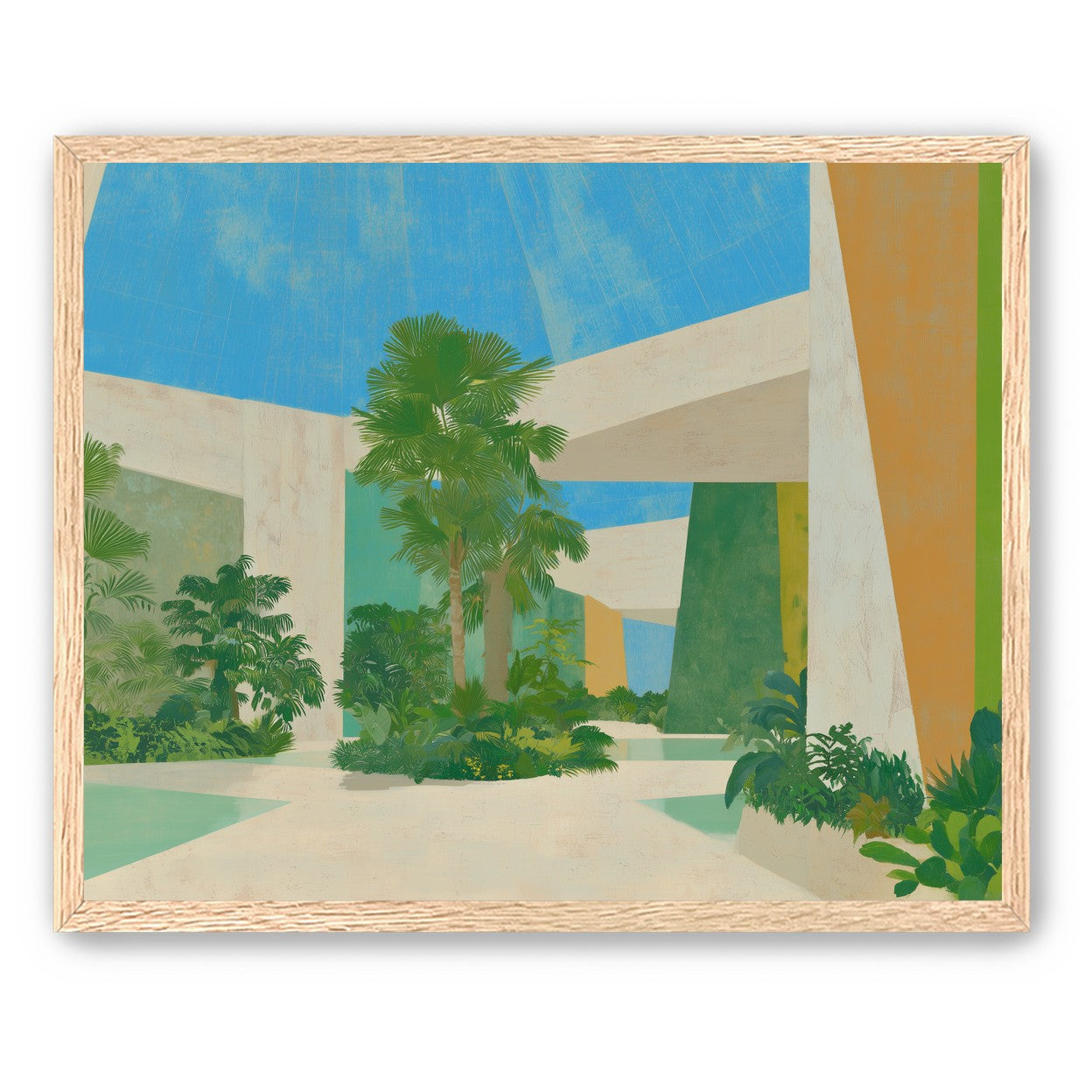 Palm shade in the atrium
