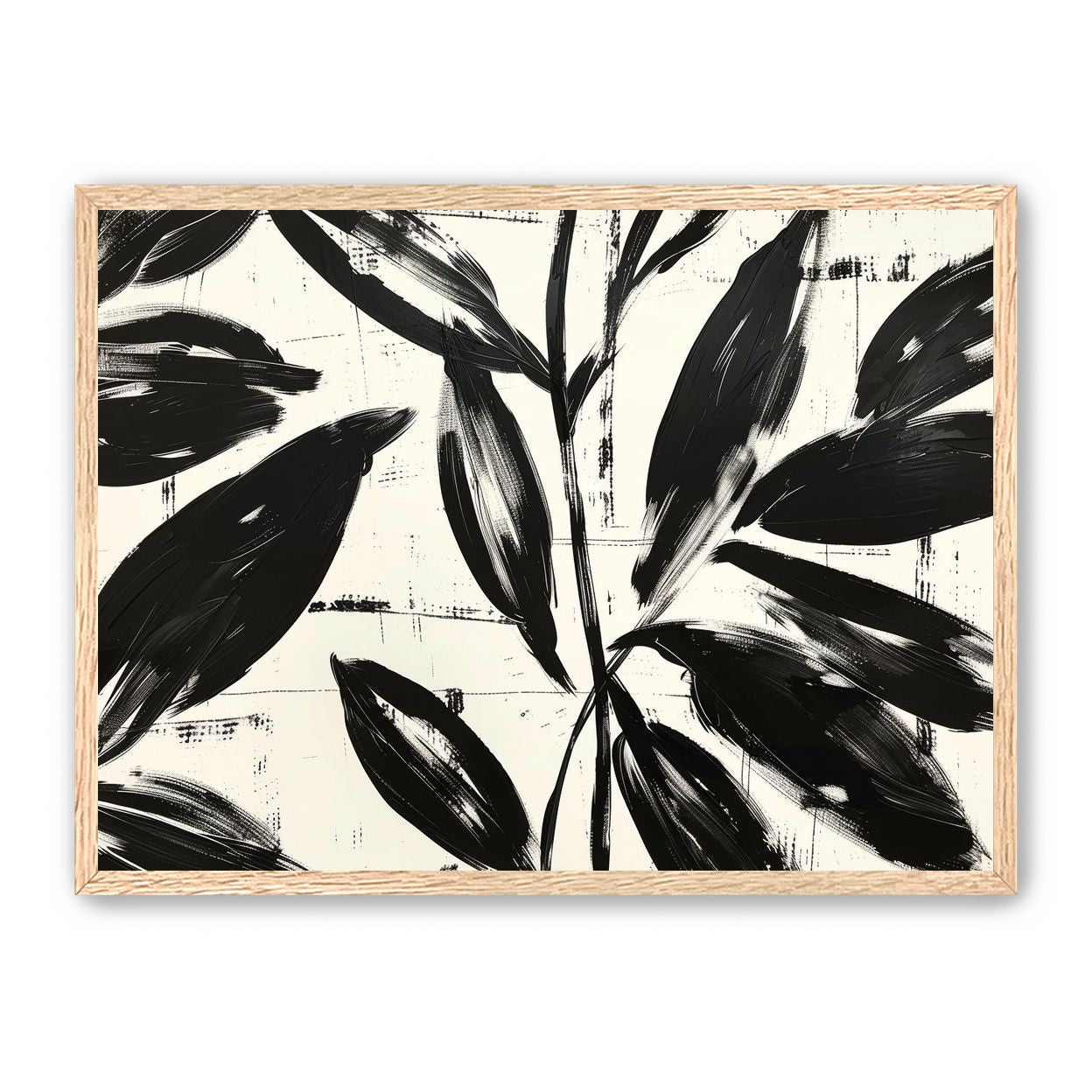 Leaves in black sweep