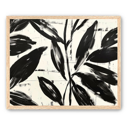 Leaves in black sweep