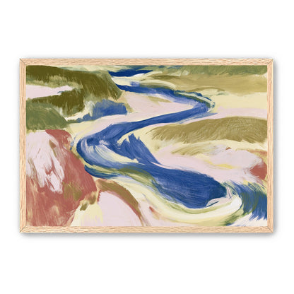 Blue bend through sandbars