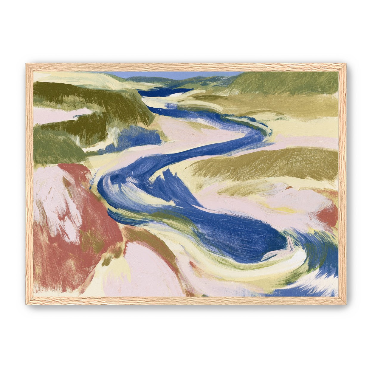 Blue bend through sandbars