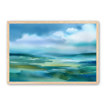 Teal Dissolving into Sky