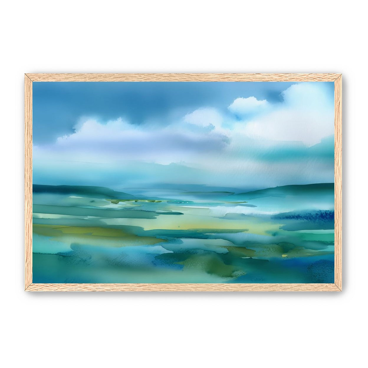 Teal Dissolving into Sky