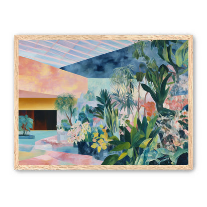 Pastel rooms for green leaves