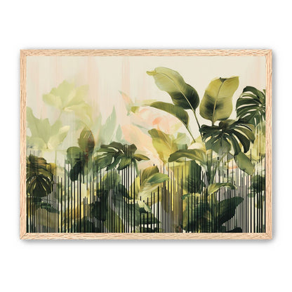 Leaves behind the black bars
