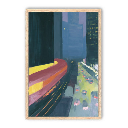 A bright bend downtown