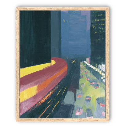 A bright bend downtown