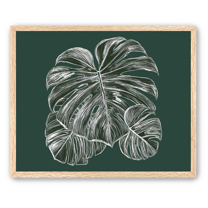 White veins on green field
