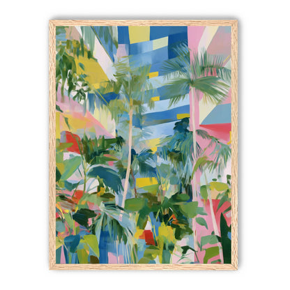 Palm shadows on color fields